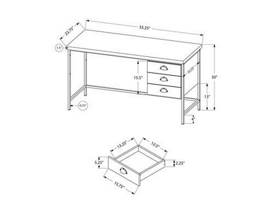 Office Desk Desks by Monarch