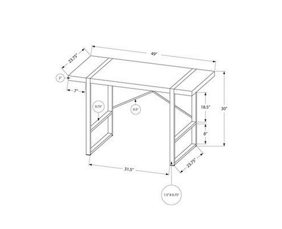 Computer Desk by Monarch