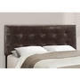 Queen Upholstered Panel Bed by Monarch