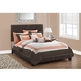 Full Upholstered Panel Bed by Monarch