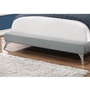 Queen Upholstered Platform Bed by Monarch