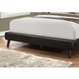 Queen Upholstered Platform Bed by Monarch