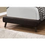 Twin Upholstered Platform Bed by Monarch