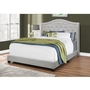 Queen Upholstered Panel Bed by Monarch