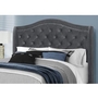 Queen Upholstered Panel Bed by Monarch