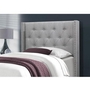 Twin Upholstered Platform Bed by Monarch