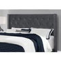 Queen Upholstered Platform Bed by Monarch