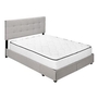 Queen Upholstered Platform Bed with Storage by Monarch