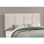 Queen Upholstered Platform Bed with Storage by Monarch