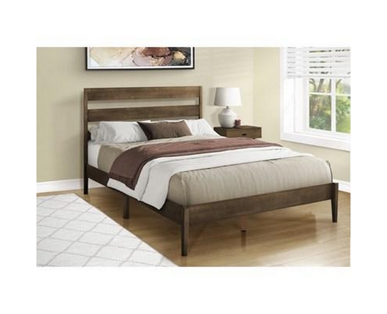 Queen Panel Bed by Monarch