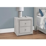 2-Drawer Nightstand by Monarch