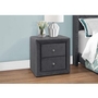 2-Drawer Nightstand by Monarch