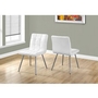 Set of 2 Dining Chairs by Monarch