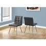 Set of 2 Dining Chairs by Monarch