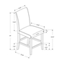 Set of 2 counter Height Stools by Monarch