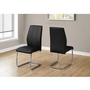 Set of 2 Dining Chairs by Monarch