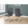 Set of 2 Dining Chairs by Monarch