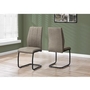 Set of 2 Dining Chairs by Monarch