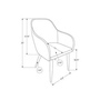 Set of 2 Dining Chairs by Monarch