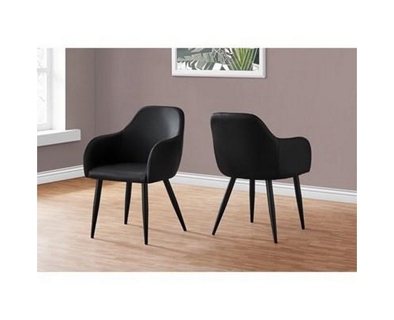 Set of 2 Dining Chairs by Monarch