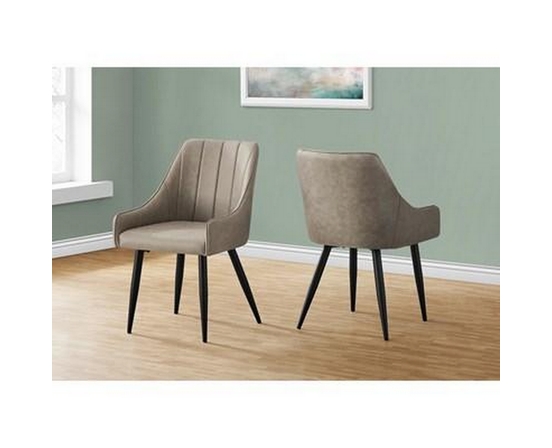 Set of 2 Dining Chairs by Monarch