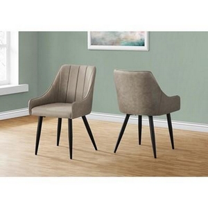 Set of 2 Dining Chairs by Monarch