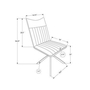 Set of 2 Dining Chairs by Monarch