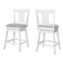 Set of 2 counter Height Stools by Monarch