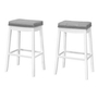 Set Of 2 Pub Height Stools by Monarch