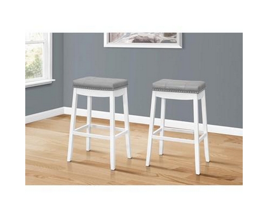 Set Of 2 Pub Height Stools by Monarch