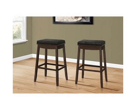 Set Of 2 Pub Height Stools by Monarch