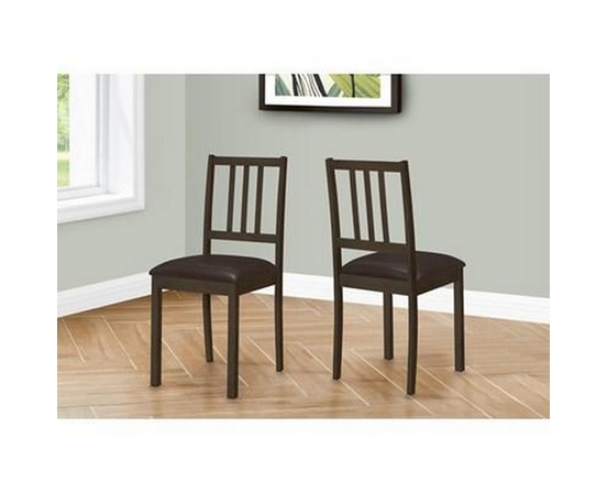 Set of 2 Dining Chairs by Monarch