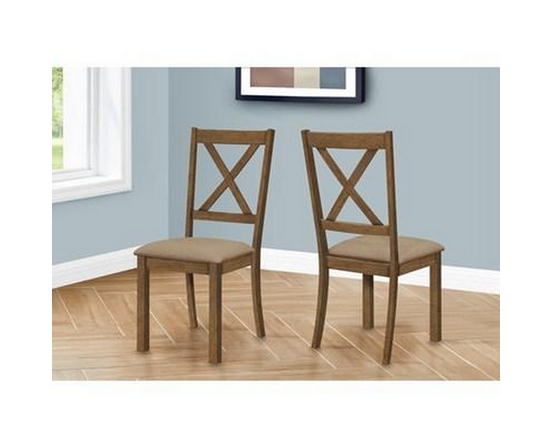 Set of 2 Dining Chairs by Monarch