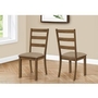 Set of 2 Dining Chairs by Monarch