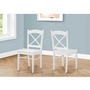 Set of 2 Dining Chairs by Monarch