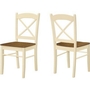 Set of 2 Dining Chairs by Monarch