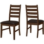 Set of 2 Dining Chairs by Monarch