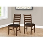 Set of 2 Dining Chairs by Monarch