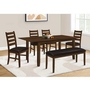 Set of 2 Dining Chairs by Monarch
