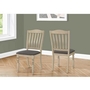 Set of 2 Dining Chairs by Monarch