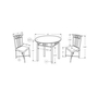 3 pc Dinette by Monarch