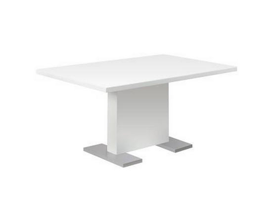 Dining Table with Pedestal Base by Monarch