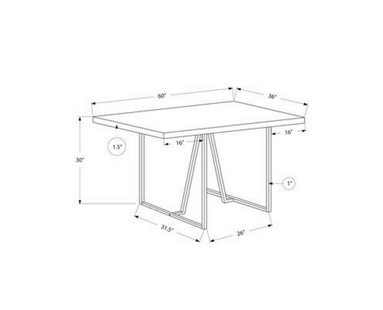 Dining Table by Monarch