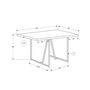 Dining Table by Monarch