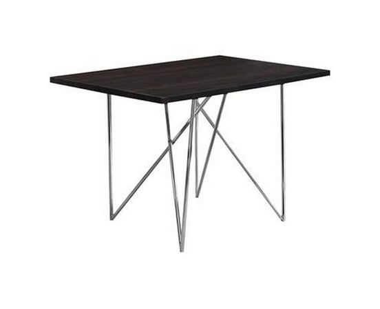 Dining Table with Trestle Base by Monarch