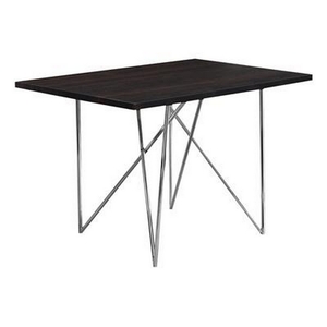 Dining Table with Trestle Base by Monarch