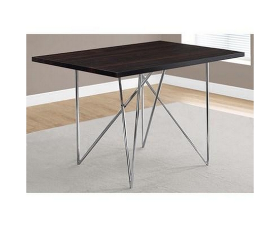 Dining Table with Trestle Base by Monarch