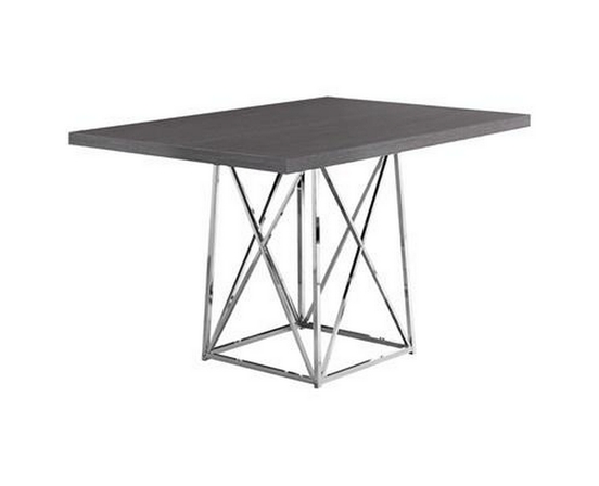 Dining Table with Pedestal Base by Monarch