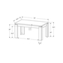 Dining Table by Monarch