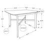 Dining Table by Monarch